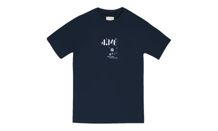 Мужская футболка Aime Leon Dore Ink Logo, темно-синяя