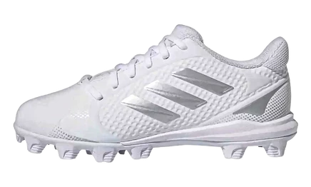 Бутсы Adidas PureHustle 2 Softball, бело-серебристые