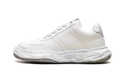 Кеды Maison Mihara Yasuhiro Wayne OG Canvas Low, белые