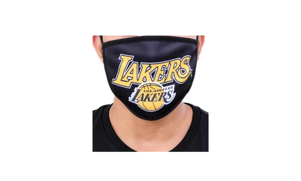 Маска для лица Pro Standard Los Angeles Lakers 2 шт., черная