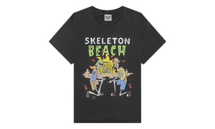 Мужская футболка Gallery Dept. Skeleton Beach GD212, черная