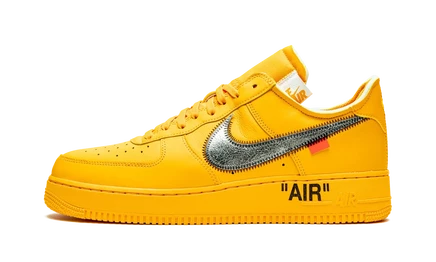 Кроссовки Nike Air Force 1 Low x Off-White «University Gold»