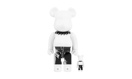 Фигурка Medicom Bearbrick Andy Warhol «Sticky Fingers» 100%/400%