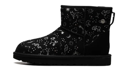 Женские угги Ugg Classic Mini Zodiac, черные