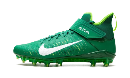 Бутсы Nike Alpha Menace Pro 2 Mid, бело-оранжевые