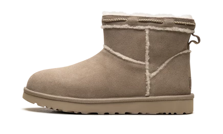 Женские угги Ugg Classic Mini Shearling Braid, песочный