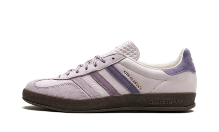 Кеды Adidas Gazelle Indoor «Kith — Ash Purple», пурпурные