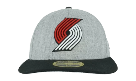 Унисекс кепка New Era 59FIFTY Trail Blazers, серо-черная