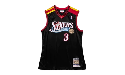Мужская майка Mitchell & Ness 76ers Allen Iverson, черная