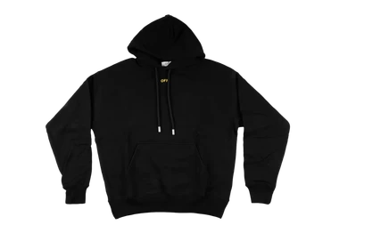 Мужское худи Off-White Sprayed Arrow, черное