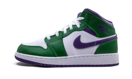 Детские кеды Jordan Air Jordan 1 Mid «Hulk»