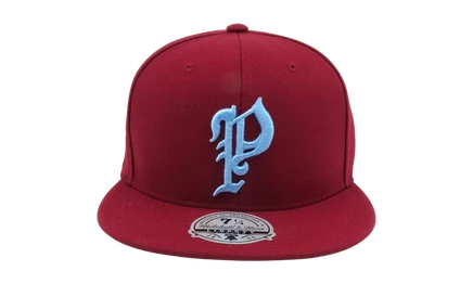 Мужская кепка Mitchell & Ness Phillies 1991, бордовая