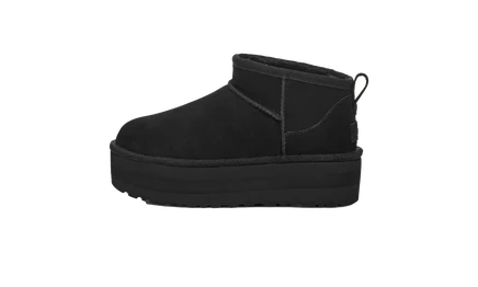 Детские ботинки UGG Classic Ultra Mini Platform, черные