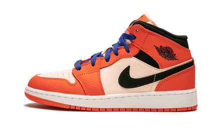 Кеды для мальчиков Jordan Air Jordan 1 Mid SE GS кожаные