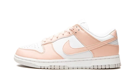 Женские кеды Nike Dunk Low Next Nature DD1873, белые/пастельно-коралловые