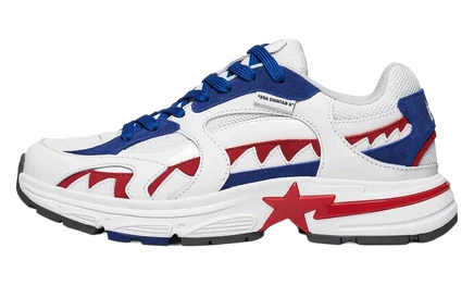 Мужские кроссовки Bape Shark Sta M1, белые