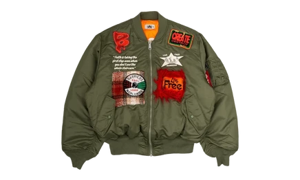 Мужская куртка-бомбер Barriers Alpha Industries, оливковая