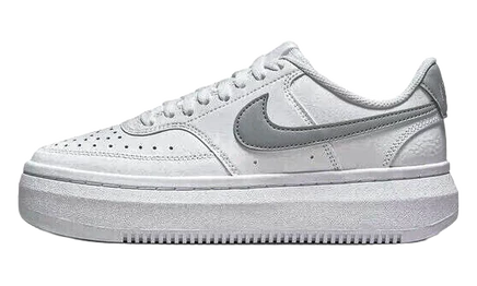 Женские кроссовки Nike Court Vision Alta Low, бело-серые