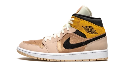 Женские кроссовки Jordan Air Jordan 1 Mid SE DD2224, песочно-бежевый