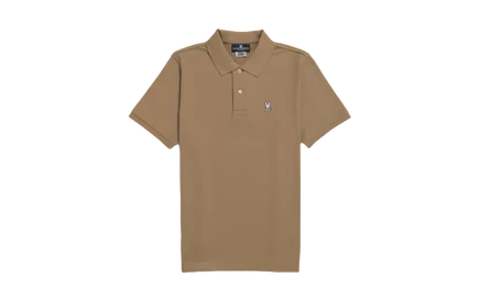 Мужское поло Psycho Bunny Classic Polo, коричневое
