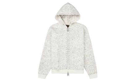 Худи Birth of Royal Child Cashew Pearl на молнии, белая