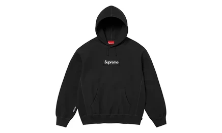 Худи Supreme Box Logo FW25, черное