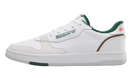 Кроссовки Reebok Phase Court, белые с темно-зеленым