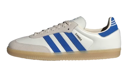 Мужские кроссовки Adidas Samba OG, бело-синие