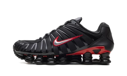 Кроссовки Nike Shox TL, черно-красные