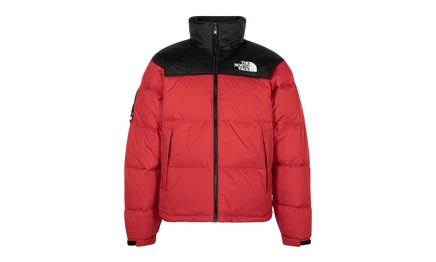 Унисекс куртка Supreme Nuptse SU713 FW 24, красная