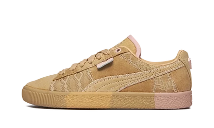 Женские кеды Puma Clyde Pre-Game Runway, бежевые