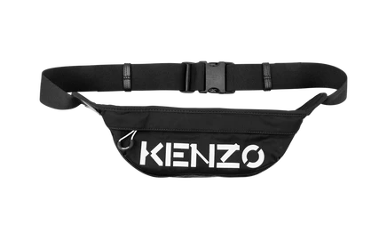 Поясная сумка Kenzo Sport Logo, черно-белая