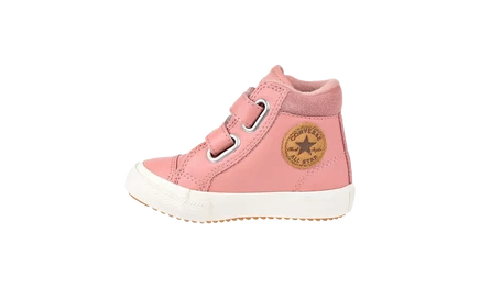 Детские высокие кеды Converse Chuck Taylor, пыльно-розовые