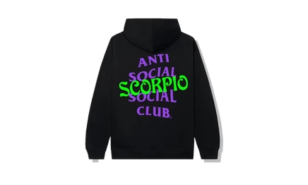 Унисекс худи Anti Social Social Club Scorpio, черное