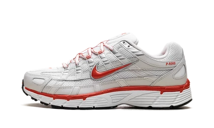 Женская обувь Nike P-6000 Wmns, бело-платиново-черно-красная