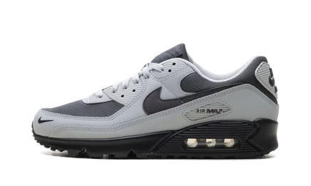 Мужские кроссовки Nike Air Max 90, серо-черные