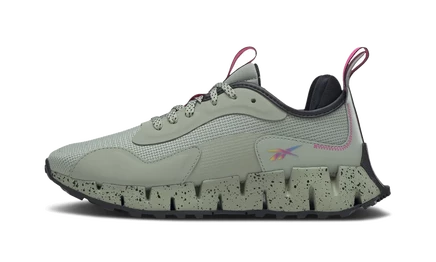 Женские кроссовки Reebok Zig Dynamica Adventure, зеленые