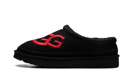 Мужские тапочки Ugg Tasman Logo, черно-красные