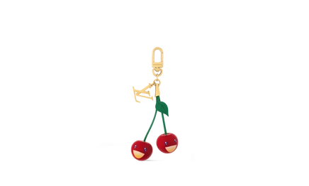 Шарм для сумки Louis Vuitton Cherry, золотистый