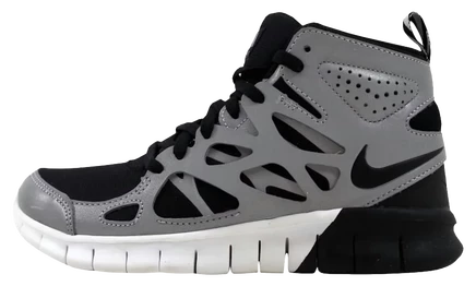 Женские кроссовки Nike Free Run 2, черно-серебристо-белые