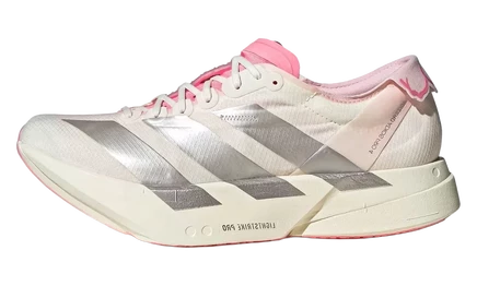 Мужские кроссовки Adidas Adizero Adios Pro 4, бело-розовые