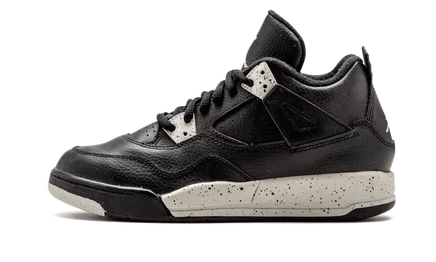 Детские кроссовки Jordan 4 Retro PS «Oreo», черно-белые