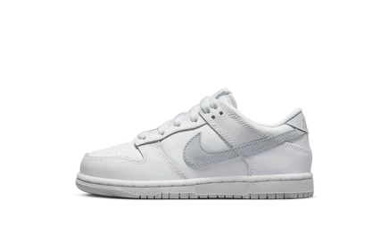 Детские кроссовки Nike Dunk Low PS, белые/платиновые