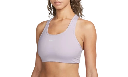 Женский спортивный бюстгальтер Nike Dri-FIT Swoosh, белый