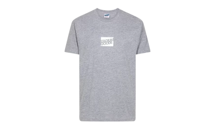 Футболка Stadium Goods Boxed Tilt Logo, меланж-серая