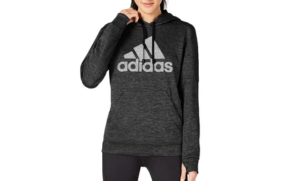 Худи adidas originals shine logo, темно-серое