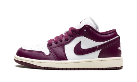 Женские кроссовки Jordan 1 Low, бордовые