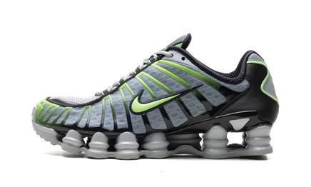 Кроссовки Nike Shox TL, серо-лаймовые