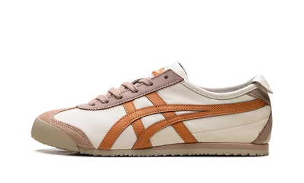 Кроссовки Onitsuka Tiger Mexico 66, бежево-оранжевые