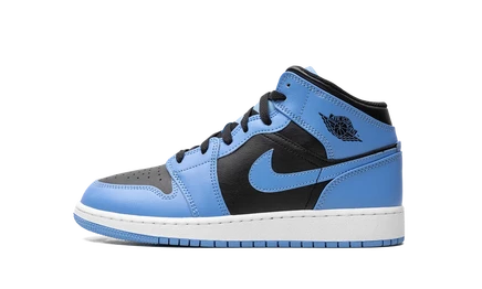 Детские кроссовки Jordan Air Jordan 1 Mid GS «University Blue»